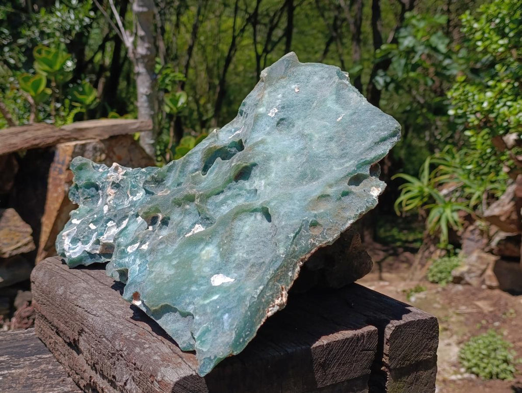 Natural XXL Mtorolite Emerald Chrysoprase Crystalline Display Specimen x 1 From Mutorashanga, Zimbabwe