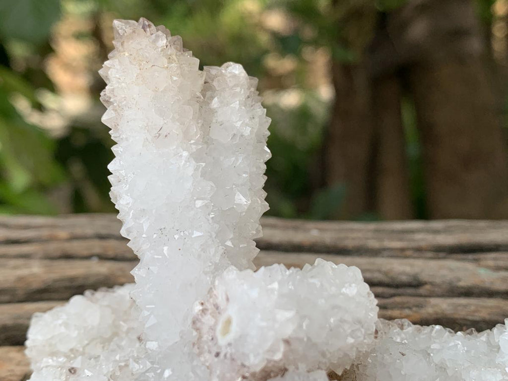 Natural Twin Snow Finger Crystal Cluster x 1 From Albert's Mountain, Lesotho