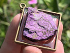 Hand Made Selected Purpurite Metallic Pendant by Adre Designs x 1 From Namibia
