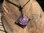 Hand Made Selected Purpurite Metallic Pendant by Adre Designs x 1 From Namibia