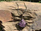 Hand Made Selected Purpurite Metallic Pendant by Adre Designs x 1 From Namibia
