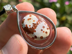 Hand Made Orbicular Ocean Jasper Pendant by Adre Designs x 1 From Madagascar