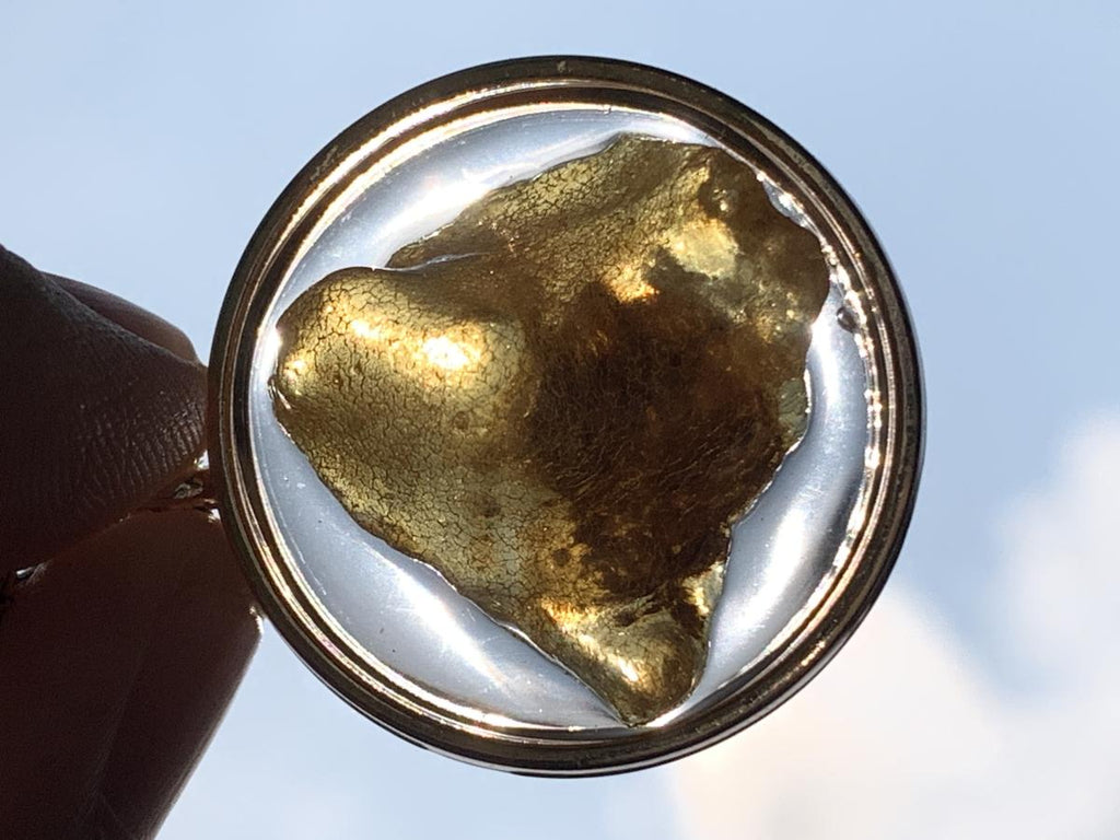 Hand Made Natural Amber Pendant by Adre Designs x 1 From Nosy Varika, Madagascar