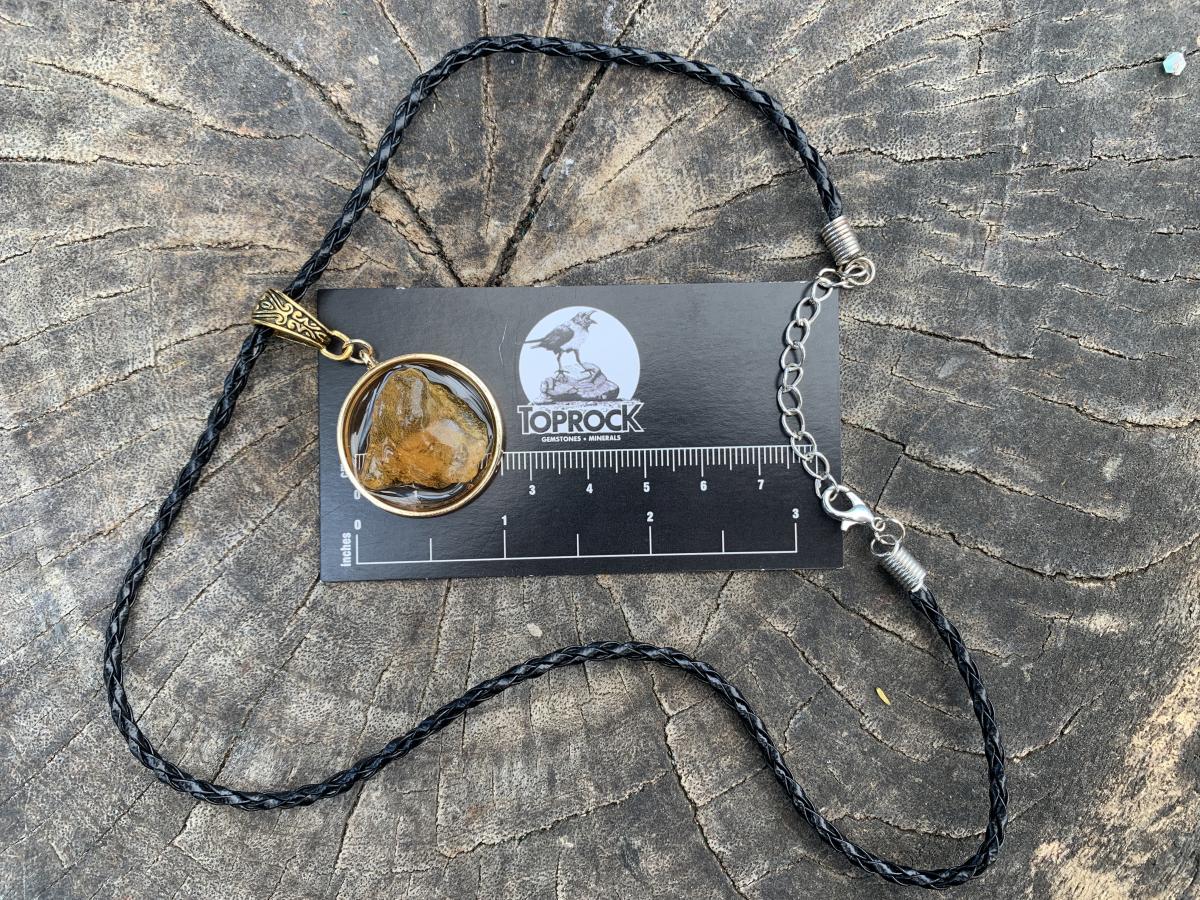 Hand Made Natural Amber Pendant by Adre Designs x 1 From Nosy Varika, Madagascar