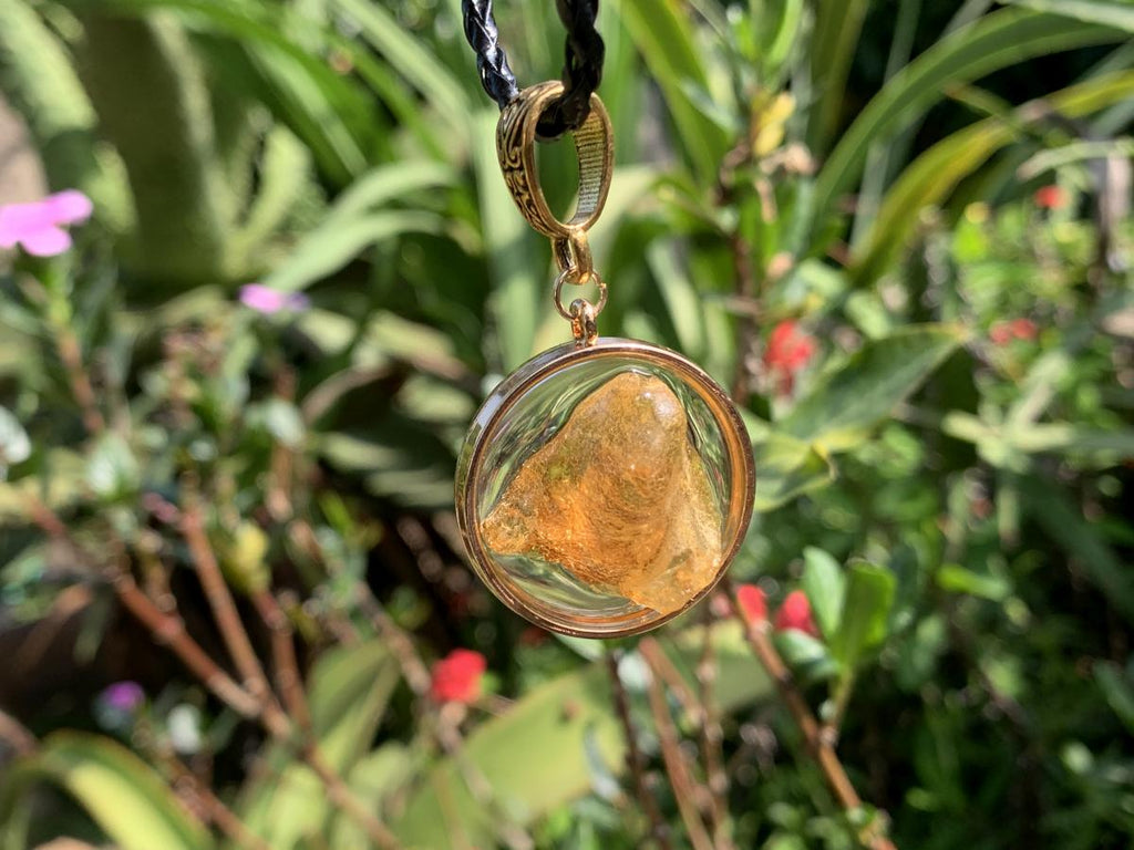 Hand Made Natural Amber Pendant by Adre Designs x 1 From Nosy Varika, Madagascar