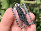 Hand Made Schorl Black Tourmaline Crystal Pendant by Adre Designs x 1 From Erongo, Namibia
