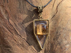 Hand Made Amber Pendant with Dragonfly Ancestor by Adre Designs x 1 From Nosy Varika, Madagascar