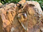 Hand Made Amber Pendant with Dragonfly Ancestor by Adre Designs x 1 From Nosy Varika, Madagascar