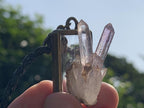 Hand Made Natural Amethyst and Lepidocrocite Quartz Cluster Pendant by Adre Designs x 1 From Brandberg, Namibia