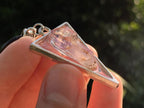 Hand Made Natural Mini Amethyst Crystal Sceptre Pendant by Adre Designs x 1 From Brandberg, Namibia