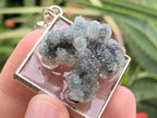 Hand Made Natural Drusy Crystalline Coated Copper Quartz Pendant by Adre Designs x 1 From the Congo