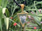 Hand Made Natural Watermelon Fluorite Crystal Pendant by Adre Designs x 1 From Erongo, Namibia