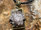 Hand Made Natural Hedgehog Quartz Cluster Pendant by Adre Designs x 1 From Brandberg, Namibia