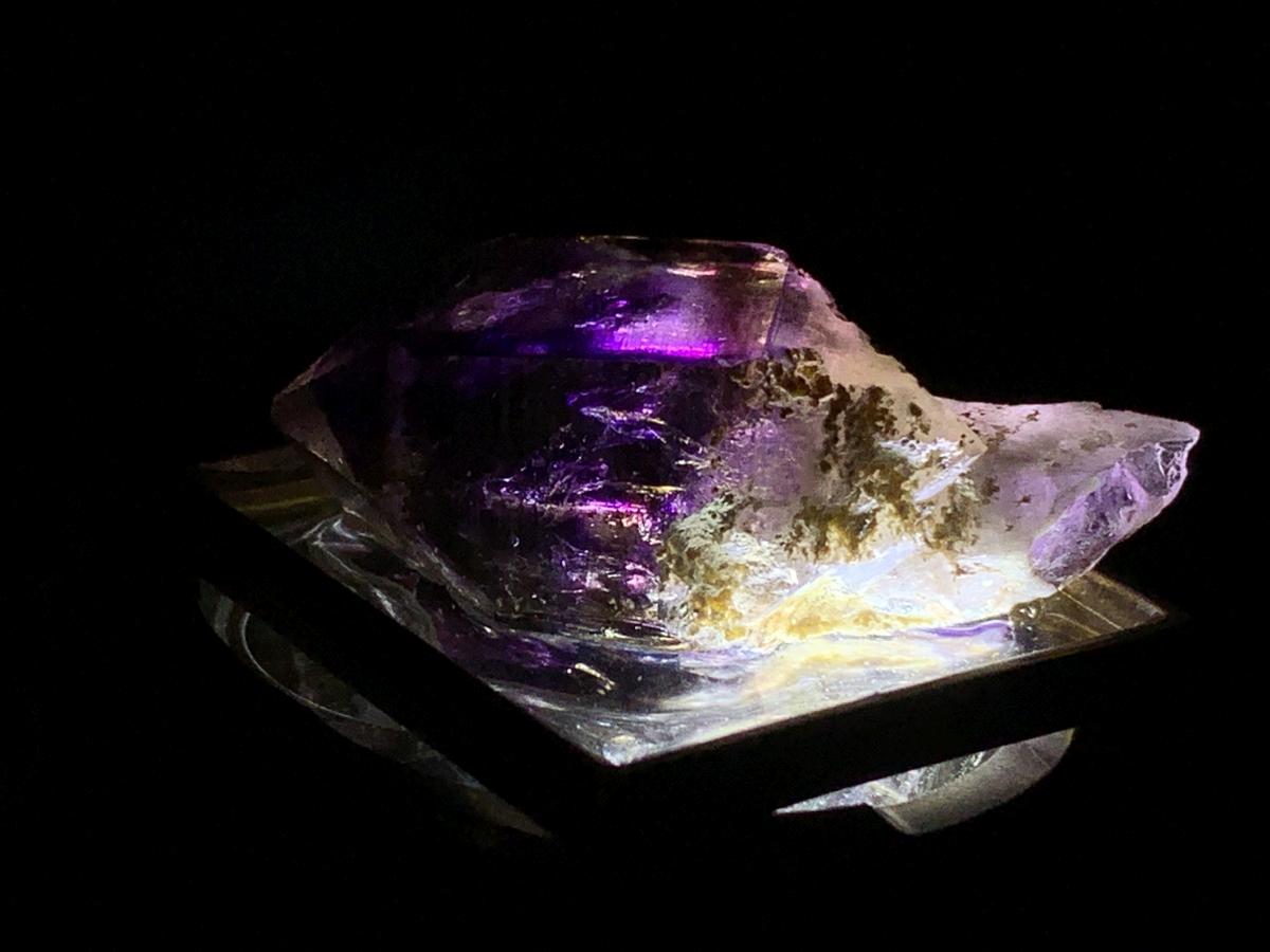 Hand Made Natural Dark Purple Amethyst Crystal Pendant by Adre Designs x 1 From Brandberg, Namibia