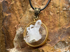 Hand Made Natural Clear Quartz Crystal Cluster Pendant by Adre Designs x 1 From Brandberg, Namibia