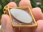 Hand Made Polished Drusy Agate Cabochon Pendant by Adre Designs x 1 From South Africa