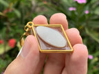 Hand Made Polished Drusy Agate Cabochon Pendant by Adre Designs x 1 From South Africa