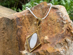 Hand Made Polished Drusy Agate Cabochon Pendant by Adre Designs x 1 From South Africa
