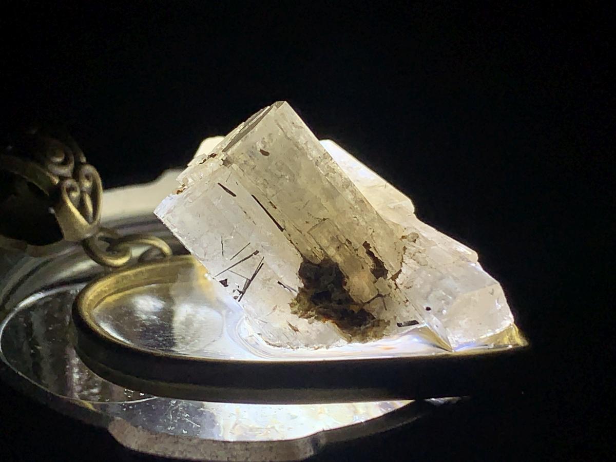 Hand Made Natural and Rare Triple Aquamarine Terminated Crystal Pendant by Adre Designs x 1 From Erongo, Namibia