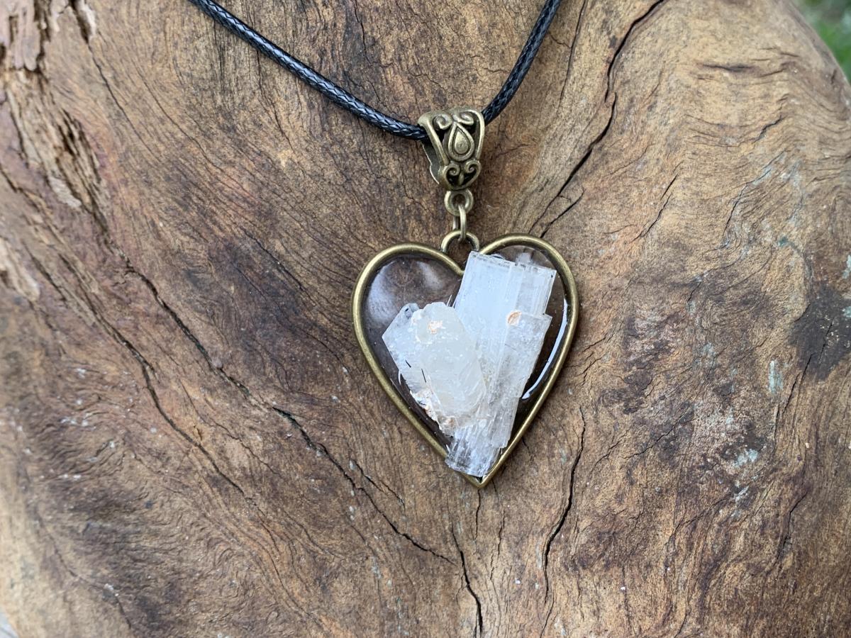 Hand Made Natural and Rare Triple Aquamarine Terminated Crystal Pendant by Adre Designs x 1 From Erongo, Namibia