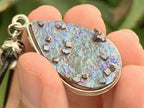 Hand Made Natural Bismuth Crystal Plate Pendant by Adre Designs x 1 From South Africa