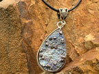 Hand Made Natural Bismuth Crystal Plate Pendant by Adre Designs x 1 From South Africa