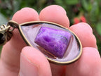Hand Made Ultra Rare Polished 1985 Sugilite Pendant by Adre Designs x 1 From Wessels Mine, Northern Cape, South Africa