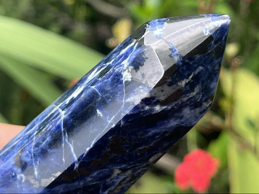 Polished Double Terminated Sodalite Crystal x 1 From Kunene, Namibia