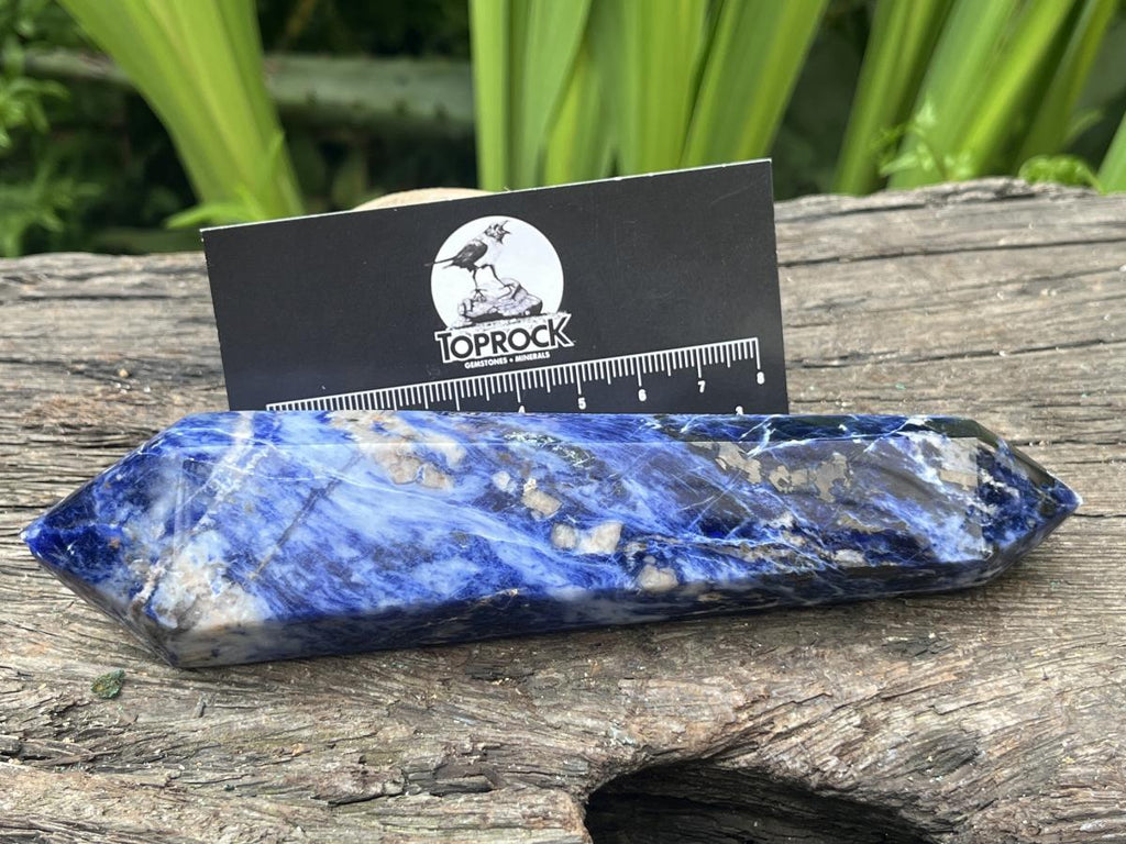 Polished Double Terminated Sodalite Crystal x 1 From Kunene, Namibia