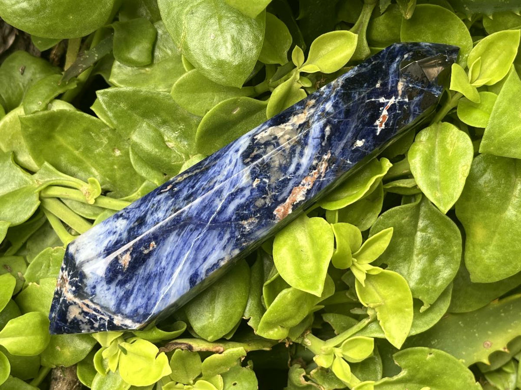 Polished Double Terminated Sodalite Crystal x 1 From Kunene, Namibia