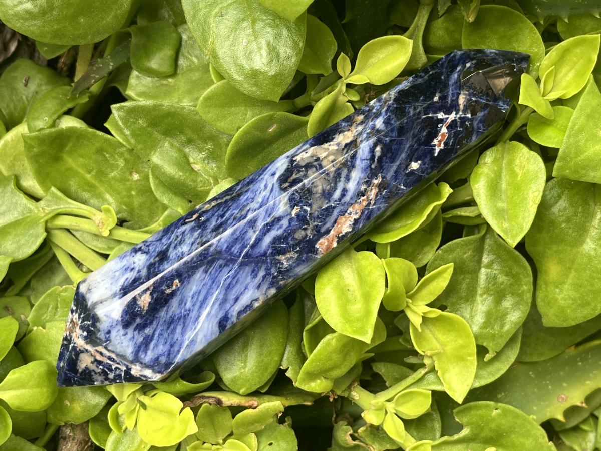 Polished Double Terminated Sodalite Crystal x 1 From Kunene, Namibia