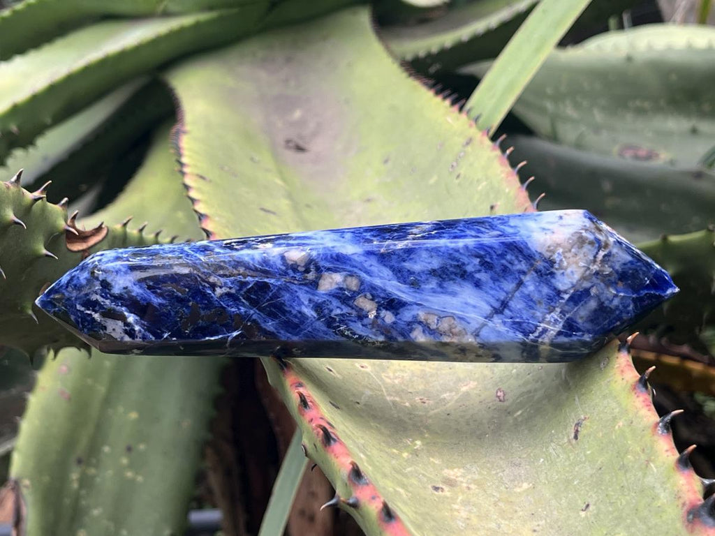 Polished Double Terminated Sodalite Crystal x 1 From Kunene, Namibia