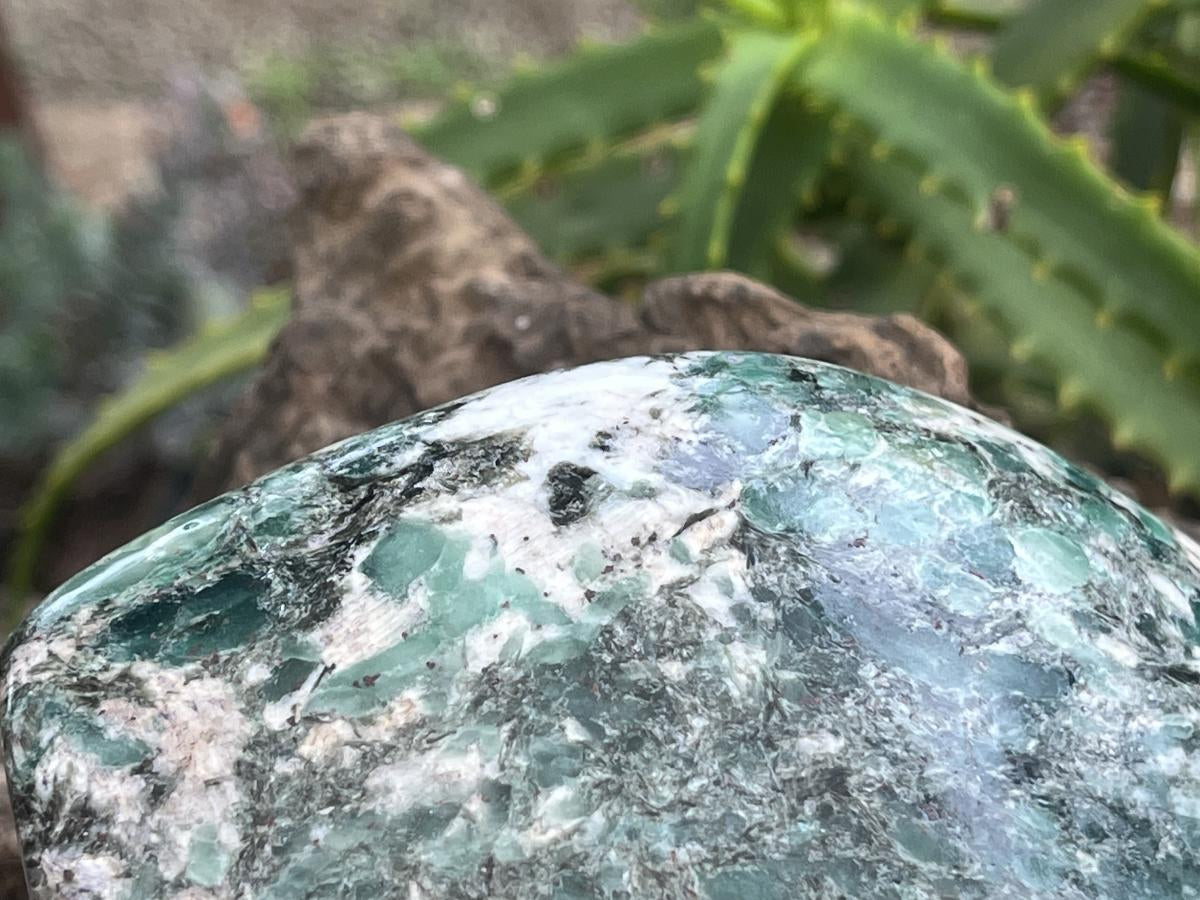 Polished Large Green Mutokolite Standing Free Form x 1 From Mutoko, Zimbabwe