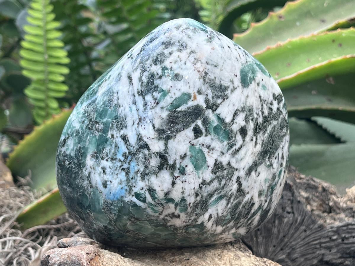 Polished Large Green Mutokolite Standing Free Form x 1 From Mutoko, Zimbabwe