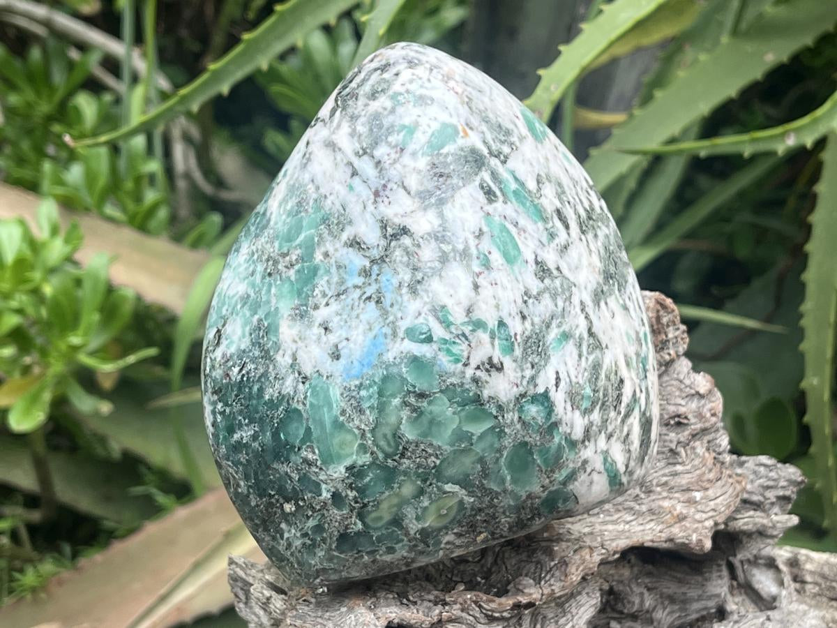 Polished Large Green Mutokolite Standing Free Form x 1 From Mutoko, Zimbabwe