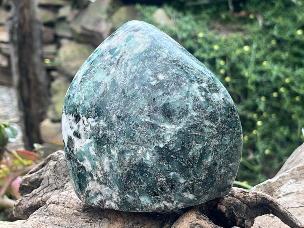 Polished Large Green Mutokolite Standing Free Form x 1 From Mutoko, Zimbabwe