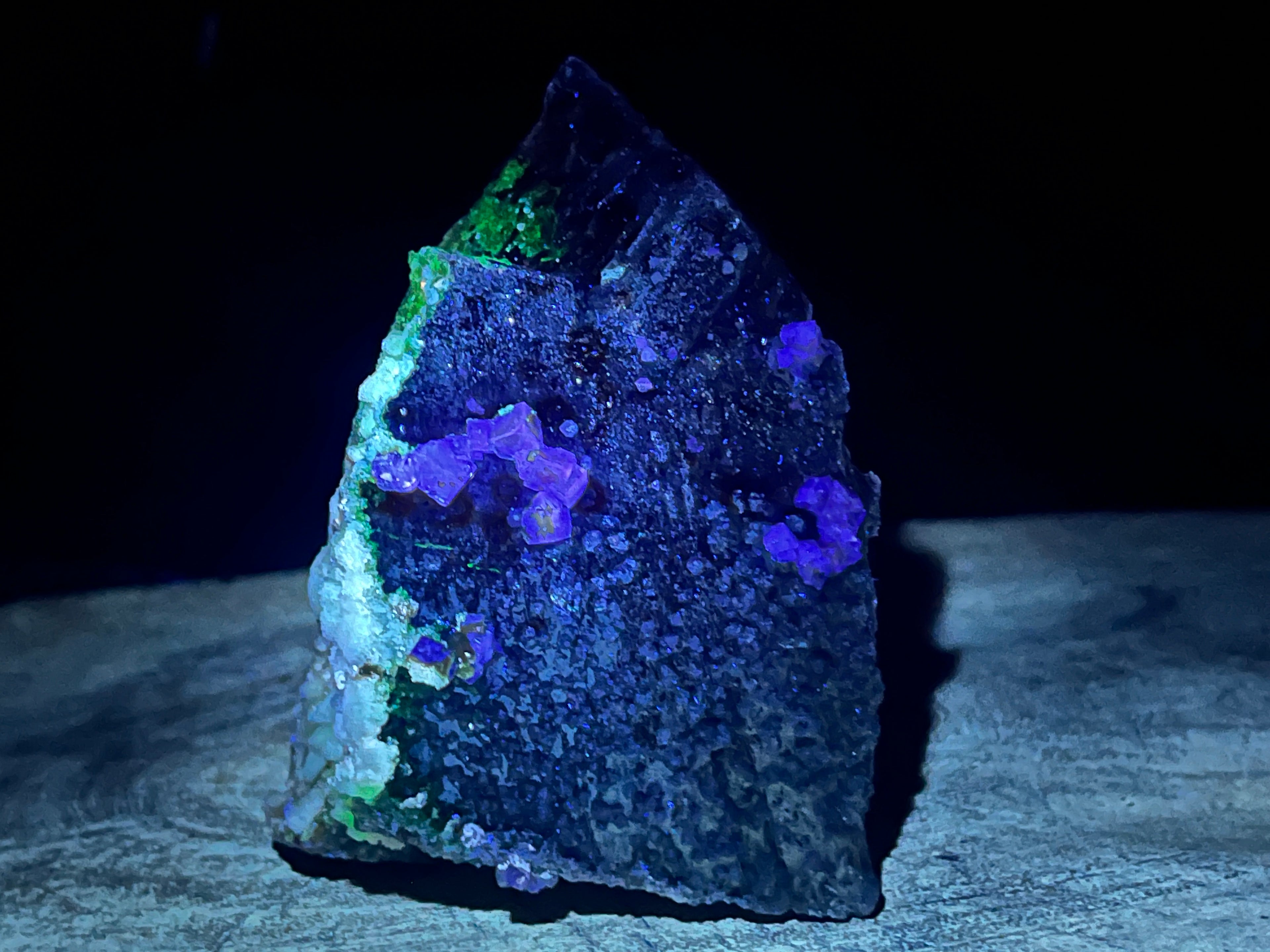 Natural Rare Foitite Coated Feldspar Specimen x 1 From Erongo Mountain, Namibia