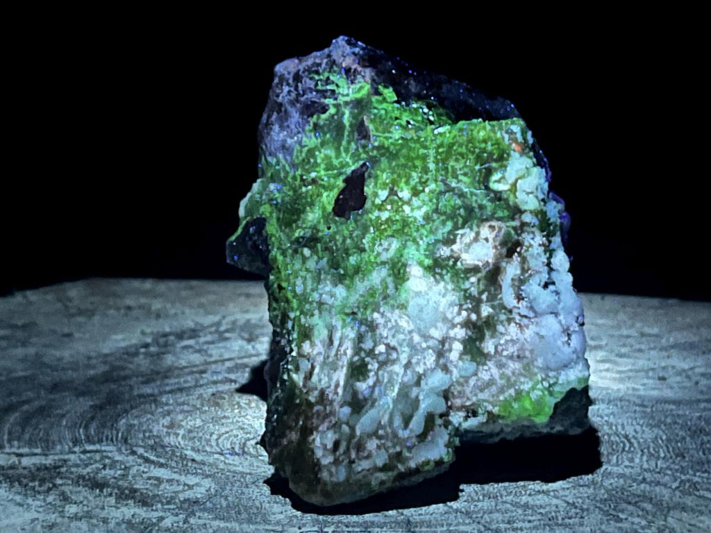 Natural Rare Foitite Coated Feldspar Specimen x 1 From Erongo Mountain, Namibia