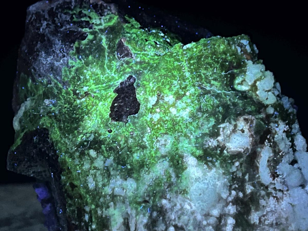 Natural Rare Foitite Coated Feldspar Specimen x 1 From Erongo Mountain, Namibia