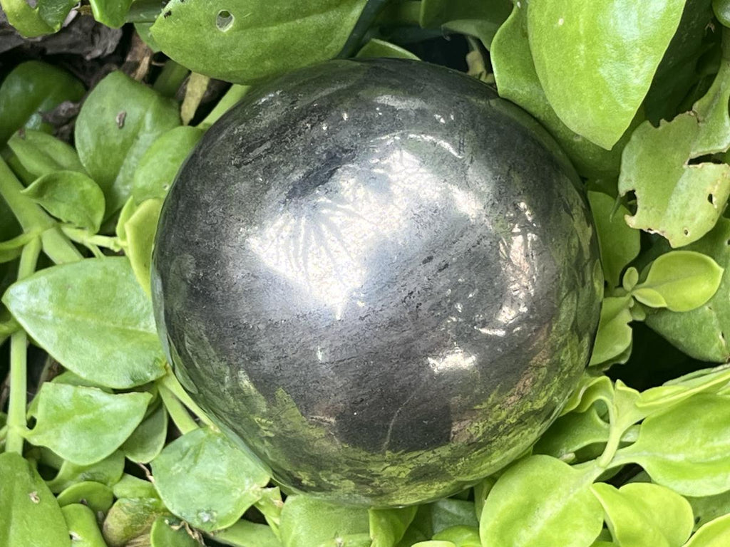 Polished Bright Gold Pharaoh Stone Sphere x 1 From Iron Duke Mine, Zimbabwe