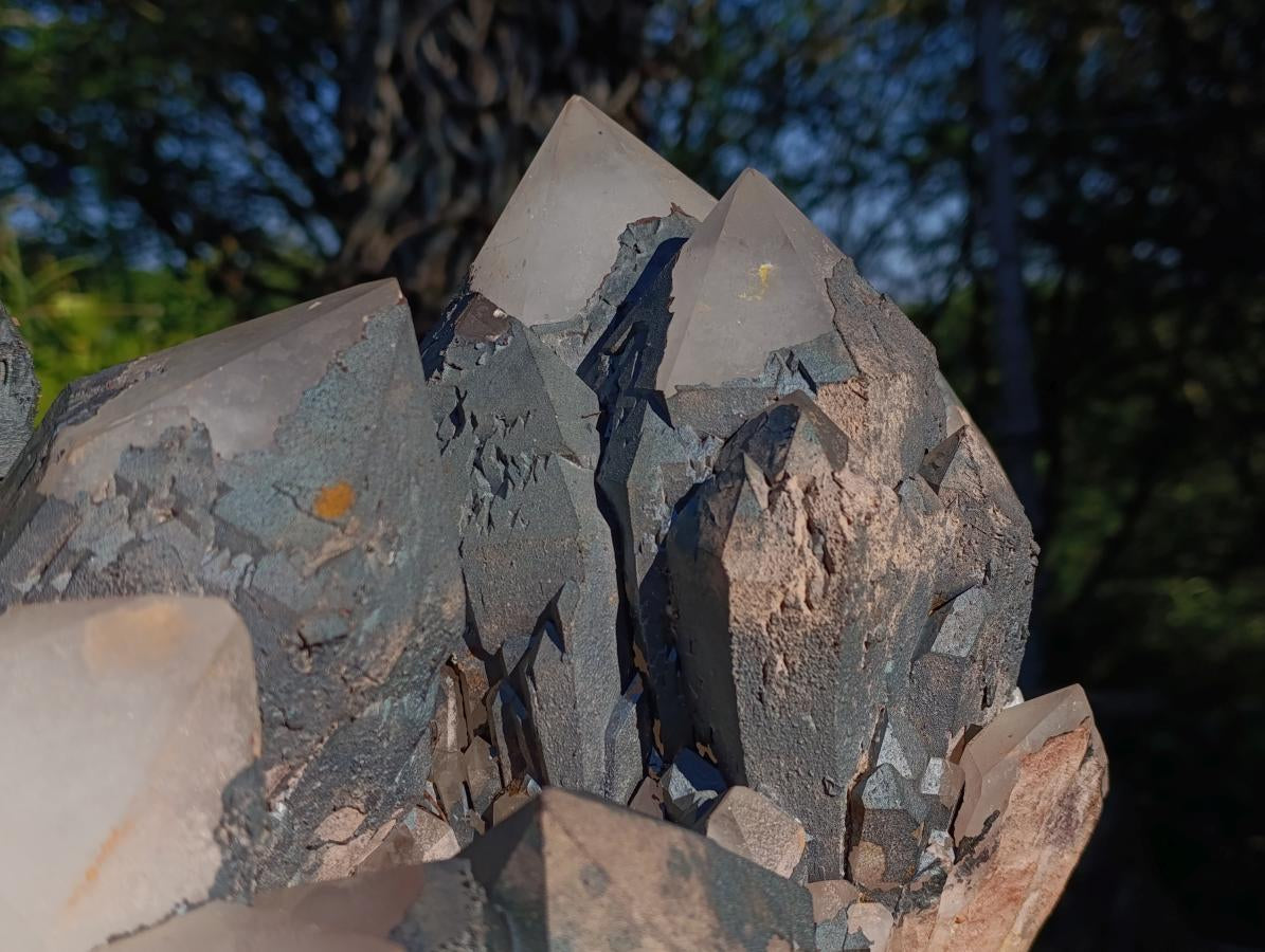 Natural XXXL Blacknite Quartz Cluster THE Largest in the World x 1 From Ambositra, Madagascar