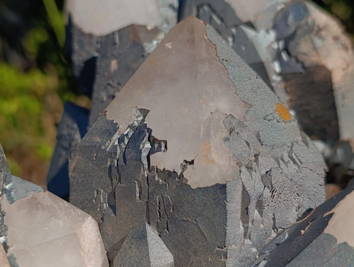 Natural XXXL Blacknite Quartz Cluster THE Largest in the World x 1 From Ambositra, Madagascar