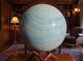 Polished XXL Blue Smithsonite Aragonite Sphere LARGEST in the World x 1 From Congo