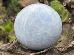 Polished Sky Blue Calcite Sphere x 1 From Ambositra, Madagascar