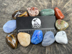 Polished Set of 15 Mixed Tumbled Gemstones - Sold Per Set - From Southern Africa