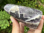 Polished Jigsaw Amethyst Standing Display Piece x 1 From Zambia