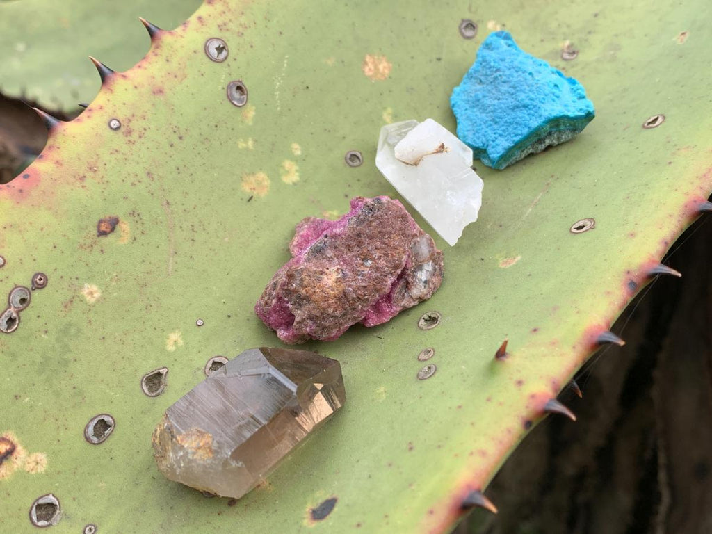 Natural Mixed Set of 24 Crystalline Mineral Specimens - Sold Per Set - From Southern Africa