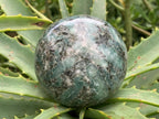Polished Rare Mutokolite Emerald Muscovite Mica Sphere x 1 From Mutoko, Zimbabwe