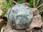 Polished Rare Mutokolite Emerald Muscovite Mica Sphere x 1 From Mutoko, Zimbabwe