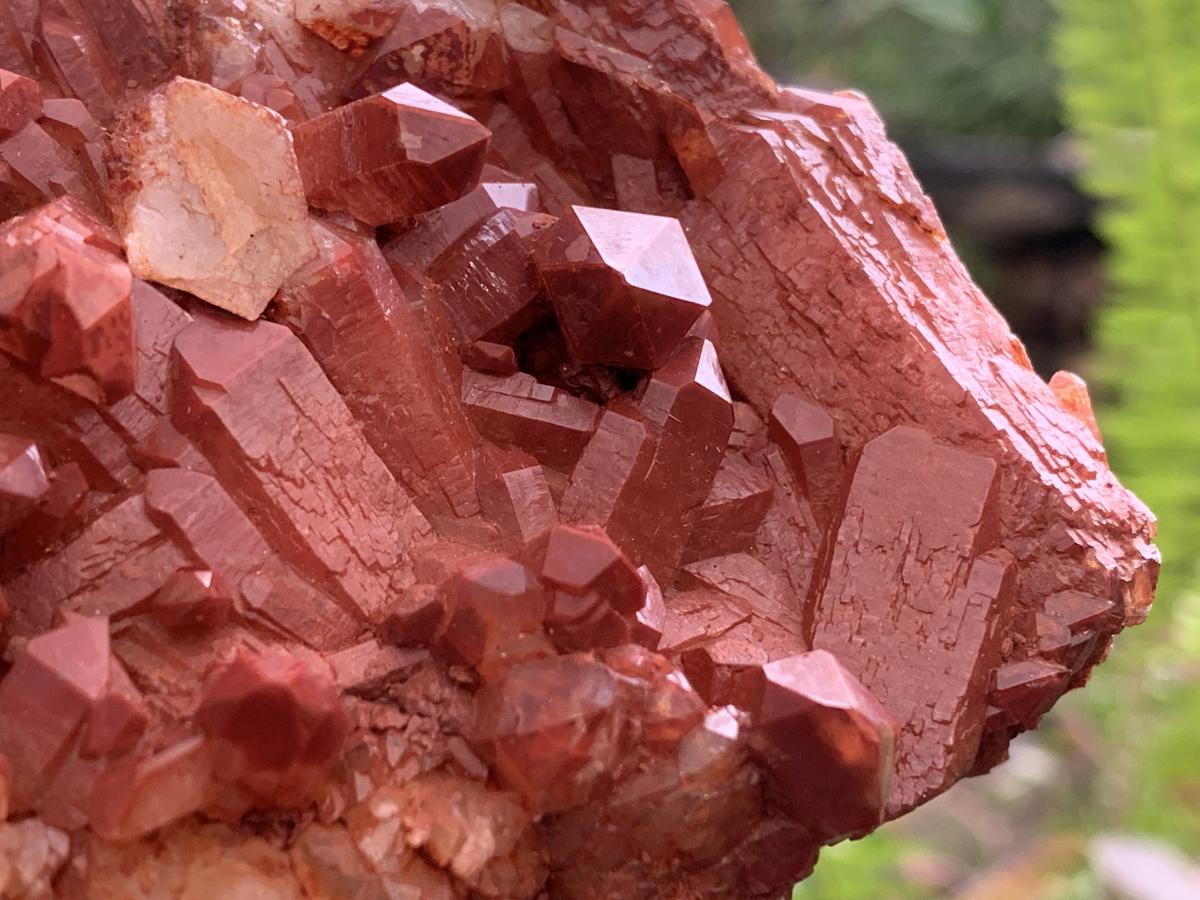 Natural Red Hematiod Quartz Cluster x 1 From Pella, Orange River, Northern Cape